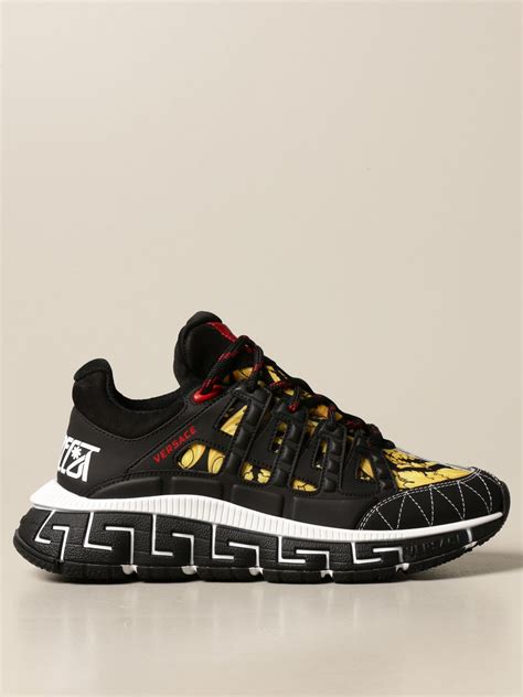 scarpe versace brillantini|versace sneakers.